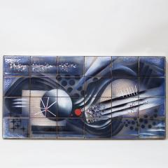  Edward Winter Enamel Wall Panel by Edward Winter Rhythm of the Spheres  - 469453