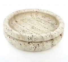  Egidio Di Rosa Pier Alessandro Giusti Monumental Italian Travertine Bowl for Up Up Di Rosa and Giusti - 925685