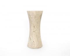  Egidio Di Rosa Pier Alessandro Giusti PIER ALESSANDRO GIUSTI AND EGIDIO DI ROSA FOR UP UP TRAVERTINE VASE ITALY C1970 - 2031433