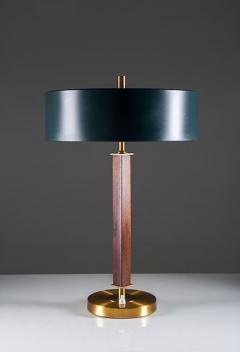  Einar B ckstr ms Table lamp by Einar B ckstr ms Metallvarufabrik Sweden 1960s - 4586030