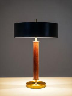  Einar B ckstr ms Table lamp by Einar B ckstr ms Metallvarufabrik Sweden 1960s - 4586031
