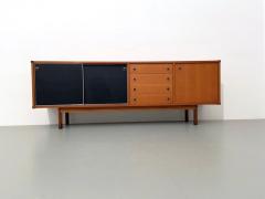  Elam Large Cabinet in Teak and Black Laminate by Elam Italy 1960s - 3119317