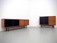  Elam Large Cabinet in Teak and Black Laminate by Elam Italy 1960s - 3119321