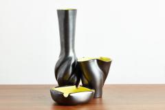  Elchinger BLACK AND YELLOW CERAMIC 3 PC SET - 3344169