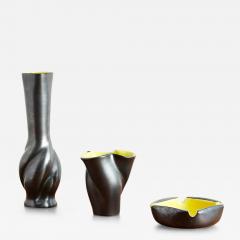  Elchinger BLACK AND YELLOW CERAMIC 3 PC SET - 3345040