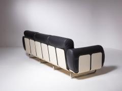  Eleanore Peduzzi Riva Senzafine Leather Sofa by Eleonore Peduzzi Riva for Zanotta - 4726314