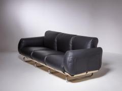  Eleanore Peduzzi Riva Senzafine Leather Sofa by Eleonore Peduzzi Riva for Zanotta - 4726316