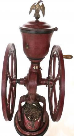  Elgin National Coffee Mill Cast Iron Coffee Grinder Elgin National Coffee Mill American Circa 1900 - 996290