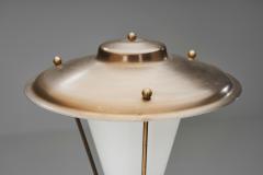  Elidus Pair of Model 602 Brass Table Lamps by Elidus Sweden ca 1940s - 4617292