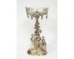  Elkington Co A Rare 1859 Elkington Silvered Bronze Victorian Trophy Centerpiece - 3943166