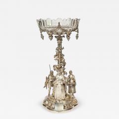  Elkington Co A Rare 1859 Elkington Silvered Bronze Victorian Trophy Centerpiece - 3944703