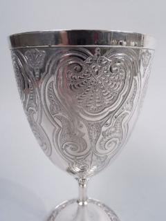  Elkington Co Elkington English Victorian Classical Sterling Silver Goblet 1859 - 3767108