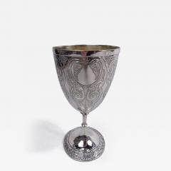  Elkington Co Elkington English Victorian Classical Sterling Silver Goblet 1859 - 3771658