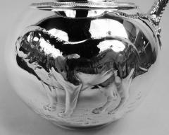  Elkington Co Elkington Victorian Classical Sterling Silver Bulldog Water Pitcher - 3780409