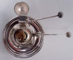  Elkington Co English Edwardian Georgian Sterling Silver Kettle on Stand 1904 - 4341220