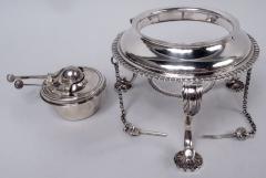  Elkington Co English Edwardian Georgian Sterling Silver Kettle on Stand 1904 - 4341222