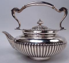  Elkington Co English Edwardian Georgian Sterling Silver Kettle on Stand 1904 - 4341226
