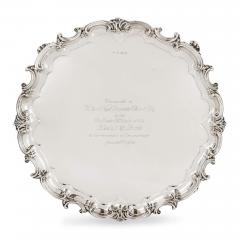  Elkington Co English Sterling silver tray with case by Elkington - 2608972
