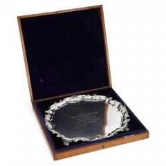  Elkington Co English Sterling silver tray with case by Elkington - 2608973