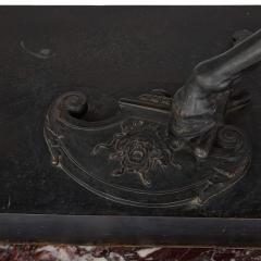  Elkington Co Very large antique English bronze sculpture of Louis XIV by Elkington Co - 4397780