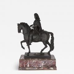  Elkington Co Very large antique English bronze sculpture of Louis XIV by Elkington Co - 4399512