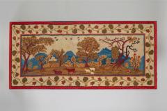  Elliott Grace Snyder Exceptional Yarn Sewn Rug c 1825 - 887231