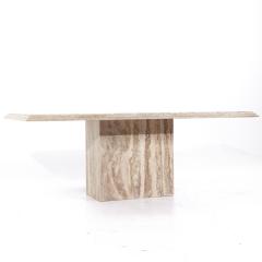  Ello Furniture Co Ello Mid Century Travertine Dining Table - 3837418