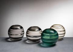  Elme Glasbruk Set of 4 glass vases - 4391265