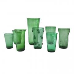  Empoli Italian Green Glass Vase - 1437277