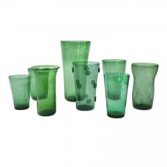  Empoli Italian Green Glass Vase - 1437289