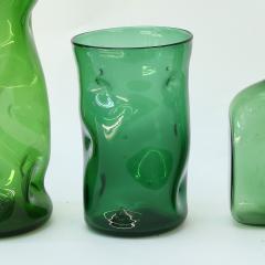  Empoli Italian Green Glass Vase by Empoli - 1428389