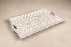  Ensamble Artesano Large Hummingbird Decorative Tray Lacquered Wood Ensamble Artesano - 4612098