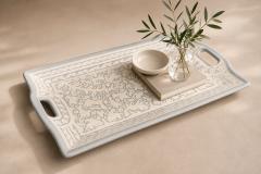  Ensamble Artesano Large Hummingbird Decorative Tray Lacquered Wood Ensamble Artesano - 4612099