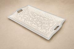  Ensamble Artesano Large Hummingbird Decorative Tray Lacquered Wood Ensamble Artesano - 4612100