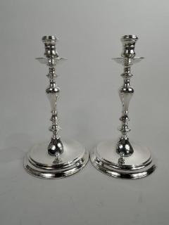  Ensko Pair of Traditional American Colonial 3 Light Candelabra by Ensko - 3753476