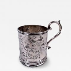  Eoff Shepard Eoff Shepard New York Victorian Classical Coin Silver Baby Cup - 4250138