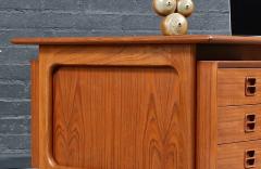  Erik Brouer Erik Brouer Executive Teak Desk w Bookcase for Brouer M belfabrik - 4783586
