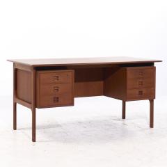  Erik Brouer Erik Brouer for Brouer M belfabrik Mid Century Danish Teak Desk - 4197356