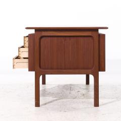  Erik Brouer Erik Brouer for Brouer M belfabrik Mid Century Danish Teak Desk - 4197359