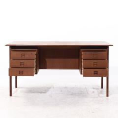  Erik Brouer Erik Brouer for Brouer M belfabrik Mid Century Danish Teak Desk - 4197360