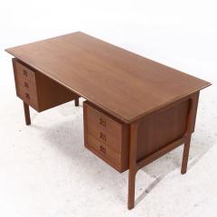  Erik Brouer Erik Brouer for Brouer M belfabrik Mid Century Danish Teak Desk - 4197363