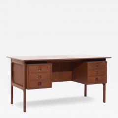  Erik Brouer Erik Brouer for Brouer M belfabrik Mid Century Danish Teak Desk - 4197585