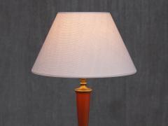  Erik Tidstrand Erik Tidstrand Brass Table Lamp Linen Shade Nordiska Kompaniet Sweden 1927 - 4334450