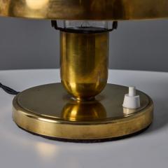  Erik Tidstrand Rare 1940s Metal Table Lamp Attributed to Erik Tidstrand for Nordiska Kompaniet - 4448190