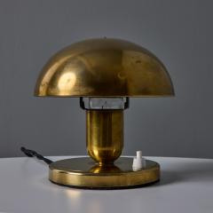  Erik Tidstrand Rare 1940s Metal Table Lamp Attributed to Erik Tidstrand for Nordiska Kompaniet - 4448192