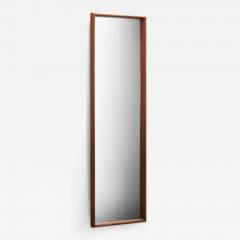  Eriksm la Mid Century Modern Solid Wood Mirror by Eriksm laglas Sweden ca 1950s - 2970899