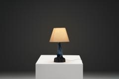  Ernst Keramik Blue Glazed Stoneware Table Lamp by Ernst Keramik Denmark ca 1960s - 4691857