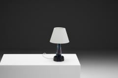  Ernst Keramik Blue Glazed Stoneware Table Lamp by Ernst Keramik Denmark ca 1960s - 4691860