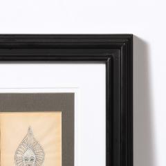  Ert Art Deco Original Costume Design Crystal Headdress Gouache Painting signed Ert  - 4163591