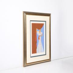  Ert Art Deco Serigraph entitled Curtain signed Ert  - 4163587